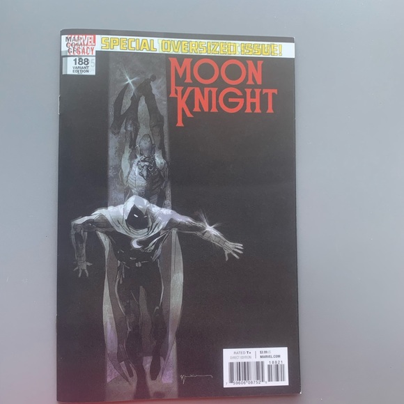 (C52) Moon Knight #188 (Marvel Comics January 2018) Lenticular Foil Rare - Picture 9 of 13